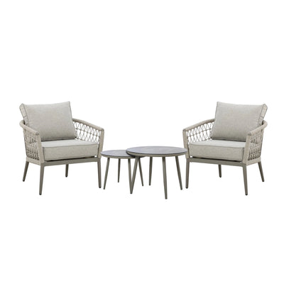 Monaco Rope Weave Lounge Set by Maze Rattan. GardenBox Price £839