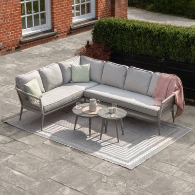 Monaco Rope Weave Large Corner Sofa Set by Maze Rattan. GardenBox Price £1649