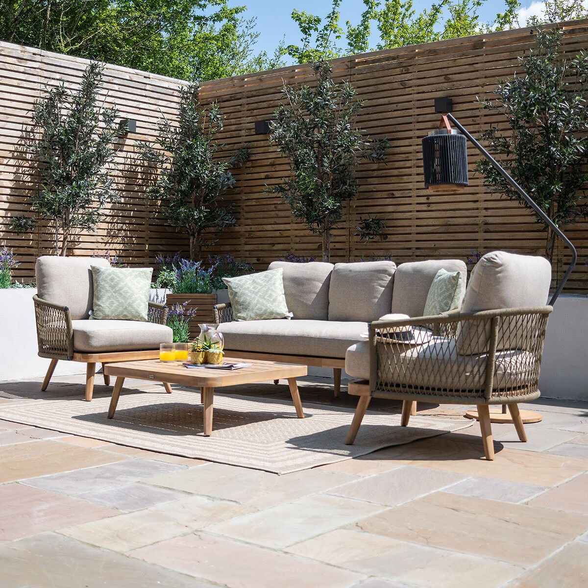 Bali 3 Seat Sofa Set by Maze Rattan. GardenBox Price £1399