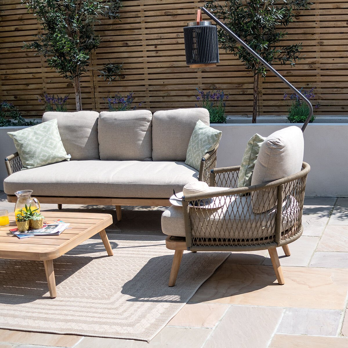 Bali 3 Seat Sofa Set by Maze Rattan. GardenBox Price £1399