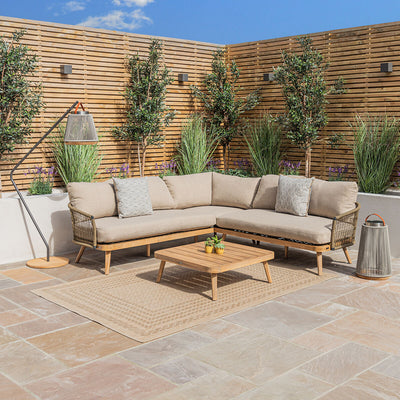 Bali Corner Sofa Set by Maze Rattan. GardenBox Price £1449