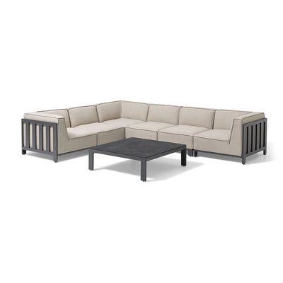 IBIZA Medium Corner Sofa Set with square table by Maze Rattan. GardenBox Price £3899