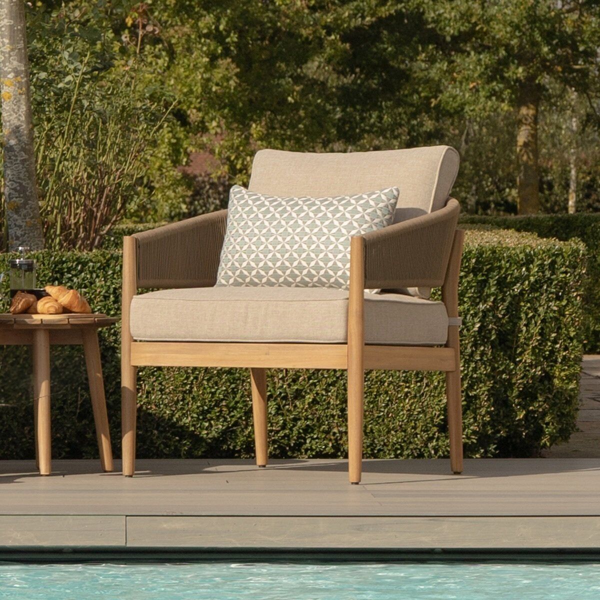 Porto Armchair by Maze Rattan. GardenBox Price £299