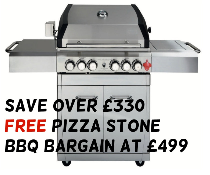 BLACK FRIDAY SALE: Look, 40% Off! Now £499! Whistler Broadway 4 Burner Gas BBQ with Infrared side steak burner and FREE Pizza stone. WOW! £499