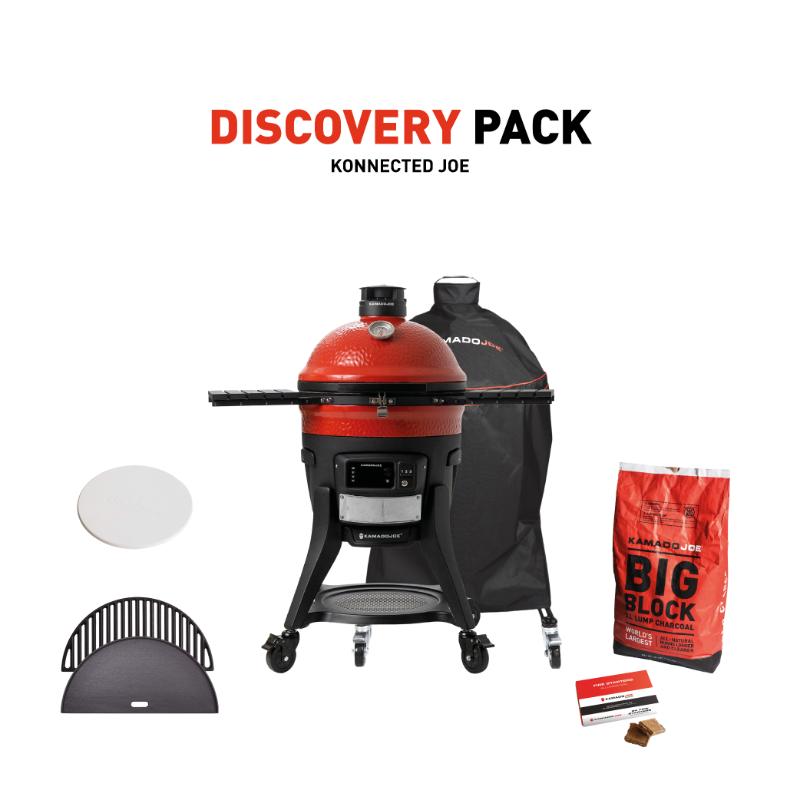 Kamado Joe Konnected Joe Discovery Pack Digital Ceramic Charcoal Grill and Smoker. + FREE KJ T Shirt £2149