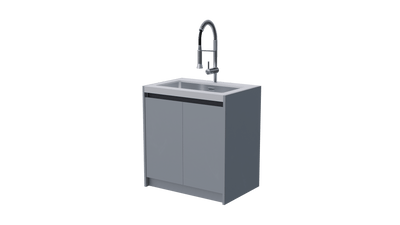 Whistler Fairford Grey Sink Unit for Fairford Modular Outdoor Kitchen. GardenBox Price £1156.19