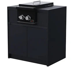 Whistler Fairford Side burner with black cabinet for Fairford Modular Outdoor Kitchen. GardenBox Price £1358.55