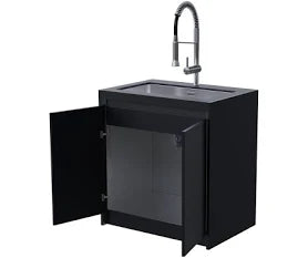 Whistler Fairford Black Sink Unit for Fairford Modular Outdoor Kitchen. GardenBox Price £1156.19