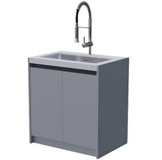 Whistler Fairford Grey Sink Unit for Fairford Modular Outdoor Kitchen. GardenBox Price £1156.19