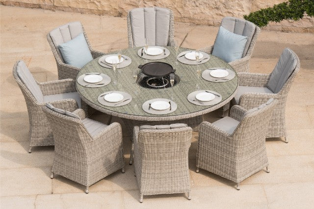 Maze rattan round dining set sale